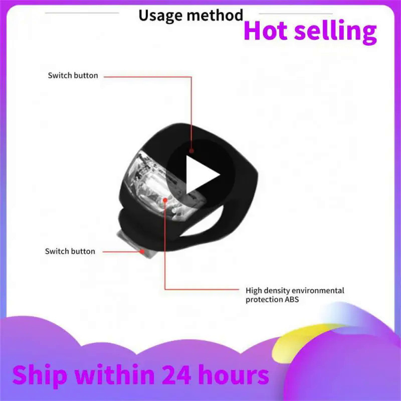 Mini Cycling Silicone Frog Light MTB LED Flash Light Bike Rear Light Outdoor Bicycle Night Safety Wa