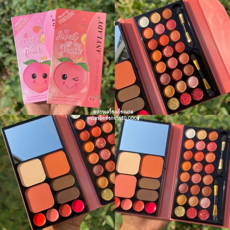 ส่งฟรี/แท้ (สั่งในไลฟ์ลด50%) พาเลท แต่งหน้า ทาตา กระเป๋า Anylady​ Eyeshadow อายแชโดว์​ บ​ลัช​ออน​ ลิ