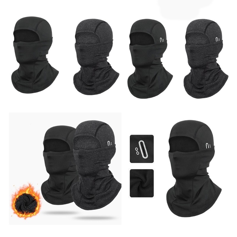 EDB* กันลมขนแกะสกีไหมพรมคอ Gaiter Full Face ผู้ใหญ่ Headwear