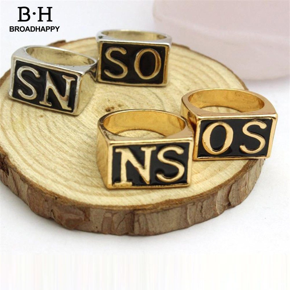 [BRO] 2 ชิ้น/เซ็ต Punk สแตนเลส Sons of Anarchy คู่แหวนนิ้วเครื่องประดับของขวัญ - รูปที่ 5