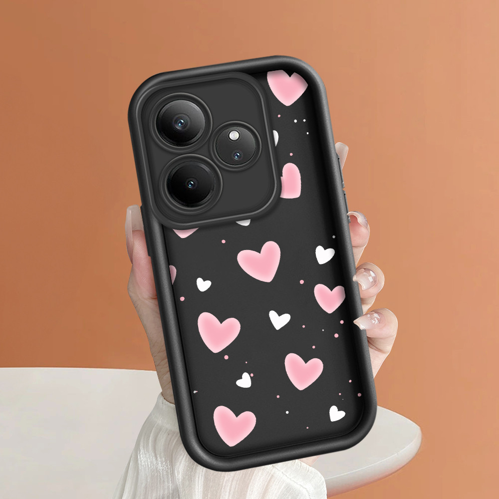 LOKAL Realme GT 6 5G สําหรับสต็อกในท้องถิ่น Softcase HP กรณีเคสโทรศัพท์ Soft Soft Sofcase น่ารักรัก 