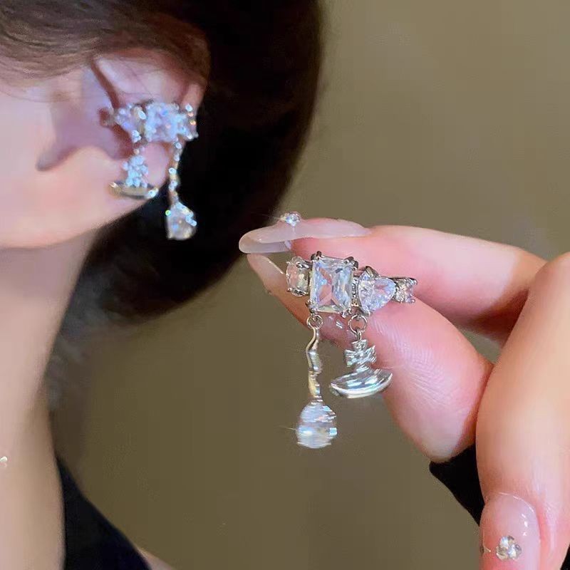 2024 Non-Pierced Ear Clip Female Light Luxury High-End Ear Hook