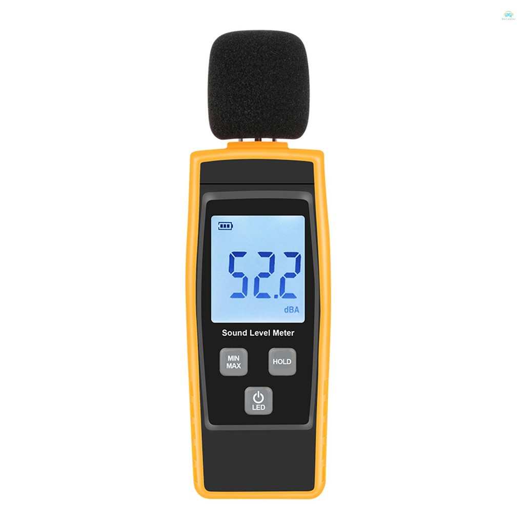 Yb1 เครื่องวัดระดับเสียงLCD เครื่องวัดระดับเสียงดิจิตอล DB เมตร 30-130dBA เครื่องมือวัดระดับเสียง Decibel Monitoring Tester พร้อมโหมดยึดสูงสุด/นาที/ข้อมูล
