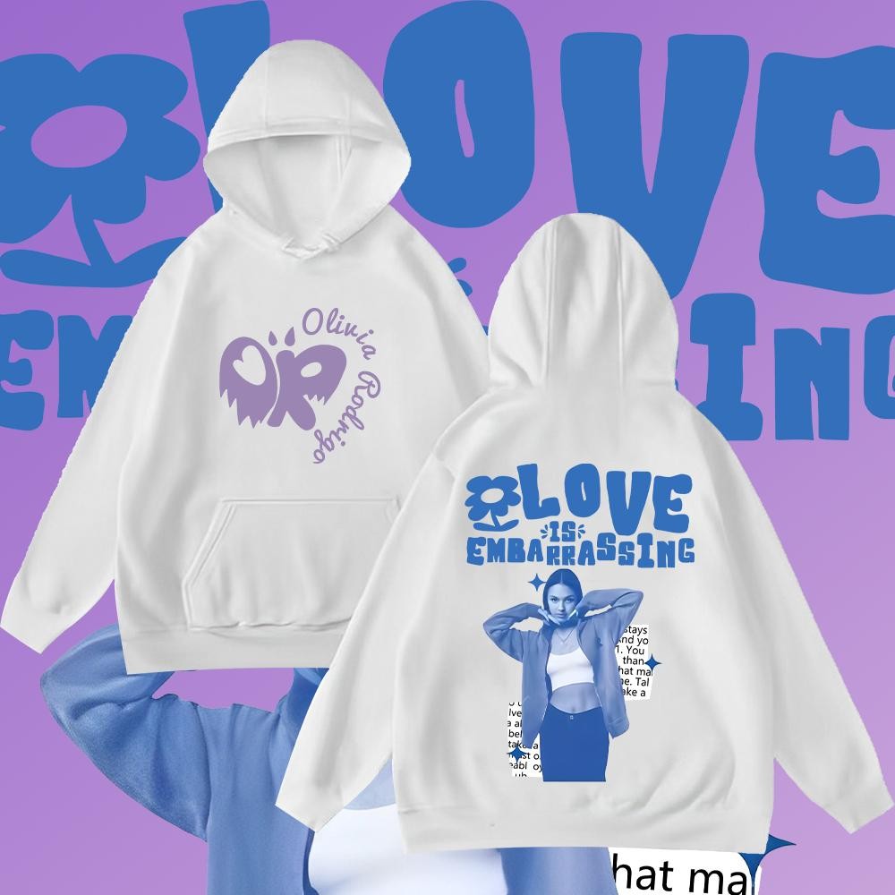 Olivia Rodrigo hoodie Guts World Tour เสื้อฮู้ดแขนยาว#207 พิมพ์ลาย ใส่ได้ ทั้ง ชาย ใส่สบาย S-5XL (จั