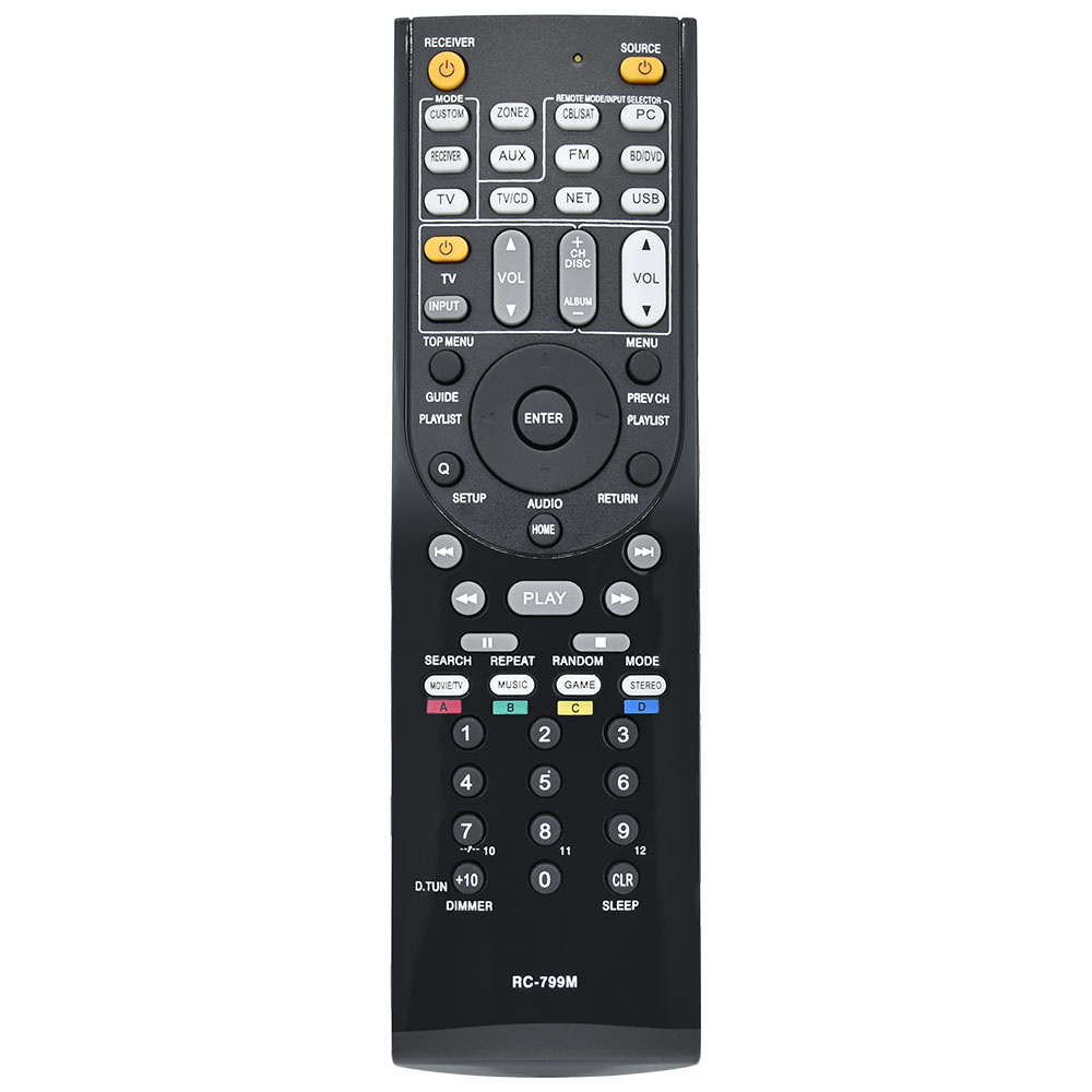 RC-799M รีโมทคอนโทรลเหมาะสําหรับ onkyo AV HT-R391 HT-R558 HT-R590 HT-R591RC-834M RC-737M RC-812M RC-