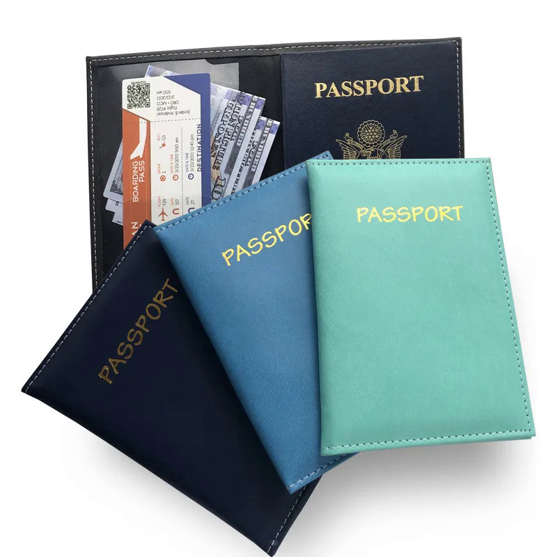 passport cover PU Leather Passport Holder Travel Accessories Passport Wallet Passport Cover Protecto