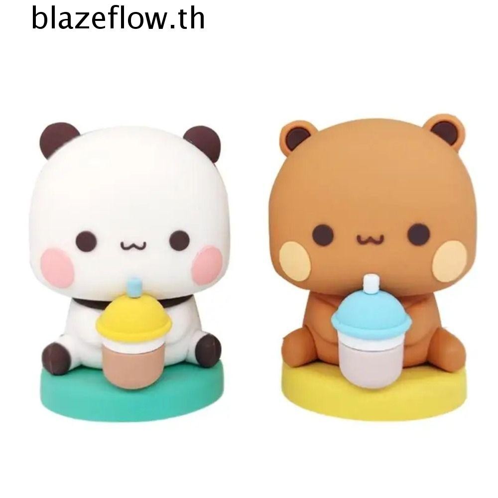 Blazeflow Bubu Dudu Panda หมีรูป, อะนิเมะรูปหมี Panda Bubu Dudu รูปตุ๊กตา, เครื่องประดับ Panda สะสมการ์ตูน Bubu ตุ๊กตาตุ๊กตาเด็กของขวัญ