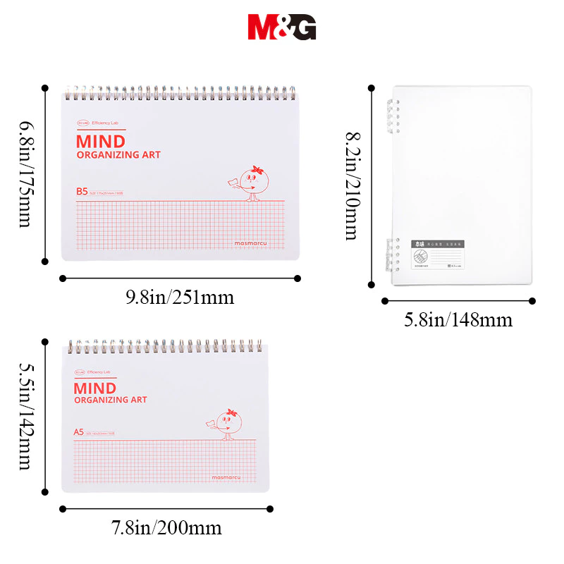 M&G สมุดโน๊ต A5 B5 แบบห่วงถอดได้ thumbnail 10