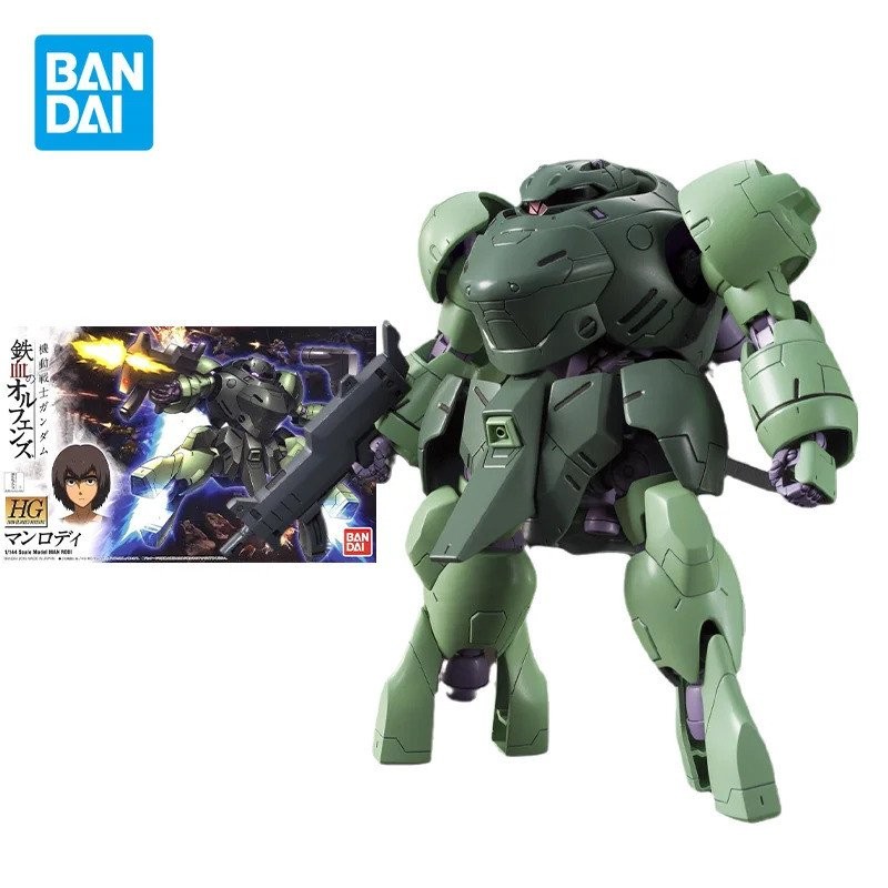 Bandai Original GUNDAM HG 1/144 Man rodi อะนิเมะ Ibo IPON-BLOODED orphans Action FIGURE ของเล่นสะสมข