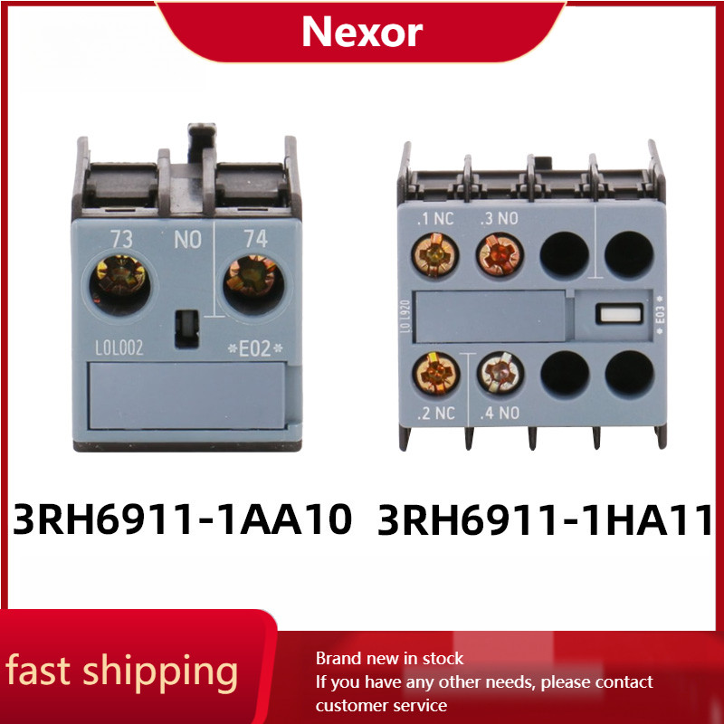 SIEMENS Contactor Auxiliary Contact Head 3RH6911-1HA22/1HA11/1DA20/1DA02/1FA40 Full Package Contacts