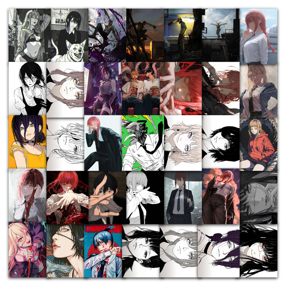 63 Chainsaw Man [Yoru] สติ๊กเกอร์ - สติ๊กเกอร์ตัวละครอนิเมะสําหรับคอลเลกชันและตกแต่ง (Whimsywashiwin