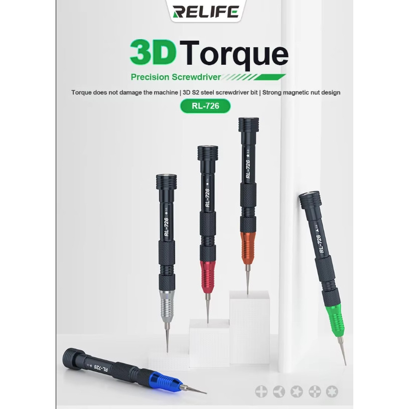 ไขควง Relife รุ่น RL-726 สําหรับโทรศัพท์มือถือซ่อมคอมพิวเตอร์