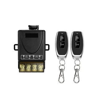 AC220V433MHZ/30A1 รีโมทคอนโทรลไร้สายเปิดสวิตช์ 2 ชิ้นสําหรับปั๊มฟาร์มชลประทาน