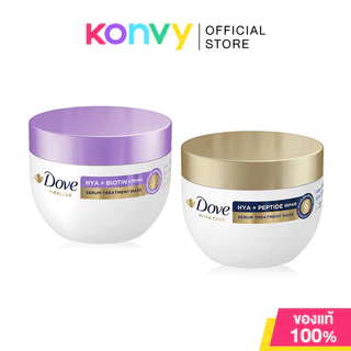 Dove Hya Serum Treatment Mask โดฟ ทรีตเมนต์บำรุงเส้นผม 220g (Hya Peptide/Hya Biotin)