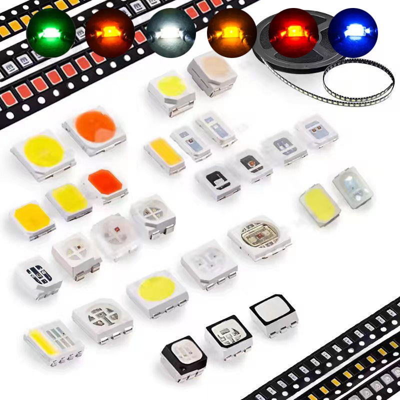 100pcs 0402 0603 0805 1206 3528 Smd Led Red Yellow Green White Blue Orange Purple Light Led Bulbs Li
