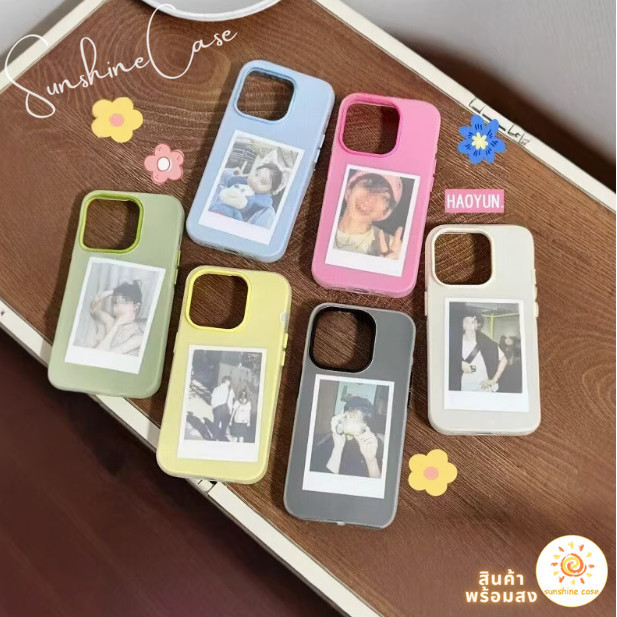 สต๊อกไทย เคสสำหรับไอโฟน12 สีเด่น เคสด้านครอบสองชั้นสีสัน For IPhone13 11 12 14PLUS 6/7/8 15 16Pro PROMAX X XS XR XSMAX - ภาพย่อย 4