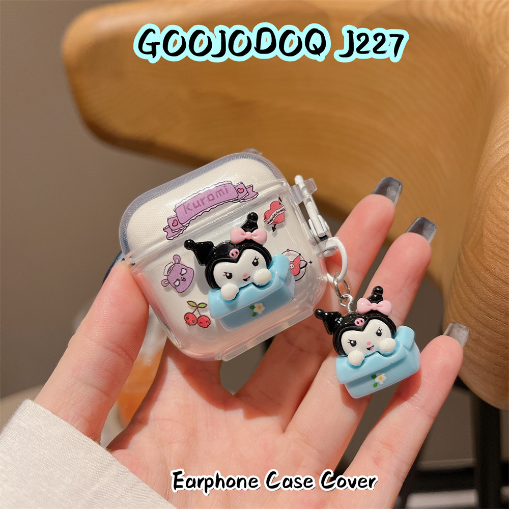 ขายร้อน สําหรับ GOOJODOQ J227 กรณีหูฟัง DIY อะนิเมะการ์ตูนซิลิโคนอ่อนนุ่มปลอก