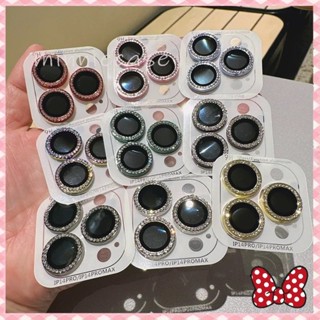 💎💎💎diamond ฟิล์มป้องกันเลนส์กล้องขอบเพชร สำหรับ iPhone11 12 …