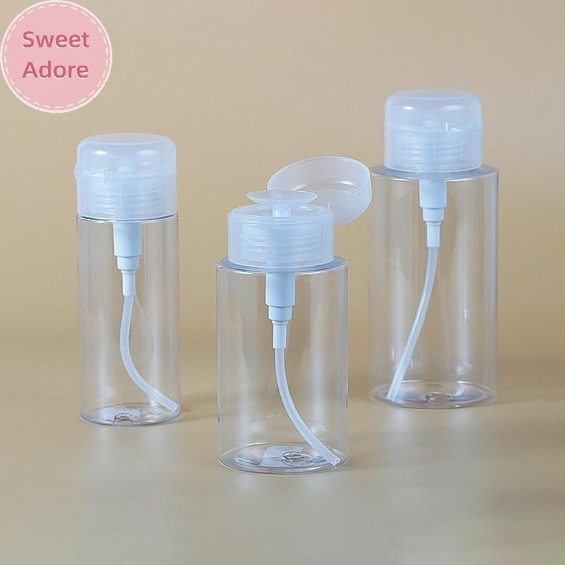 SweetAdore 120/150/200/300ml ปั๊มเปล่า Dispenser Liquid UV เจลโปแลนด์เล็บทําความสะอาดขวดภาษาโปลิชคํา Cleanser Remover ขวด TH
