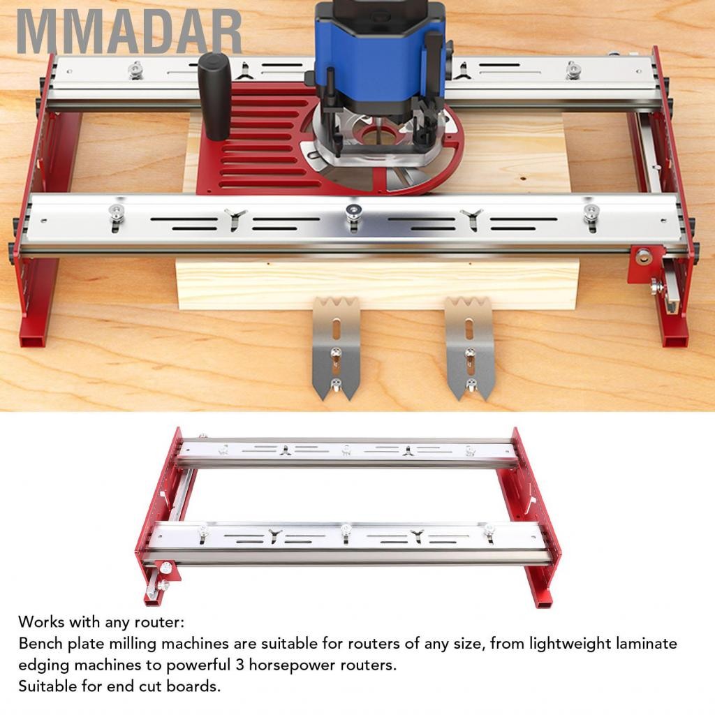 MMADAR B_NewMexico358.TH เราเตอร์ Woodworking Sliding Plate Aluminium Aluminium Milling Groove Brack