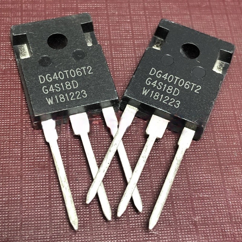((1 ชิ้น) ชิ้นส่วนอิเล็กทรอนิกส์ DG40T06T2 คลังสินค้าพร้อม M0S Field Effect Tube Power Tube TO-247 6