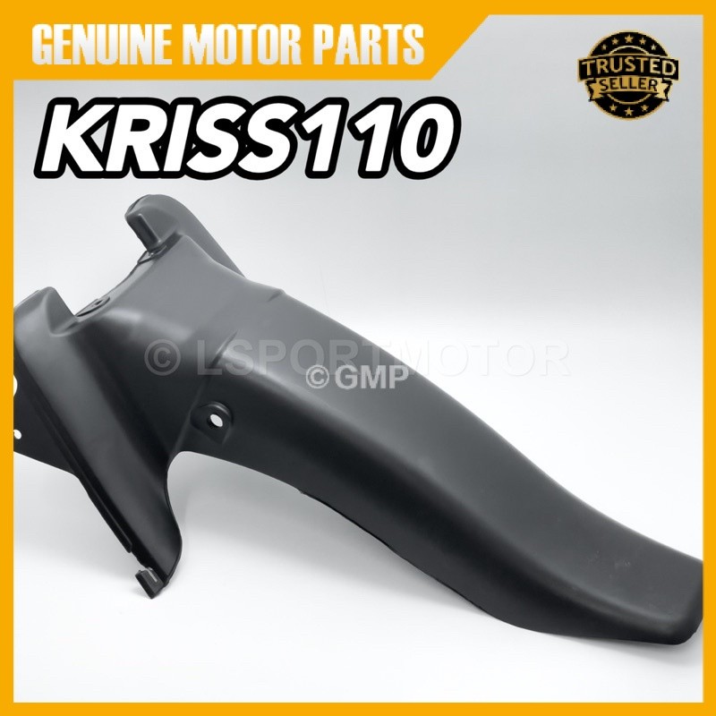 MODENAS KRISS110 FRONT FENDER, REAR (MATTE BLACK) 35004-392 K110 KRISS 110 1 KRISS1 MUDGUARD EKOR BE