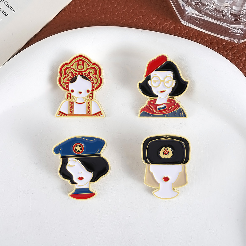 เข็มกลัดแบบ lapel pin ลายการ์ตูนและตัวอักษร สำหรับแต่งเติมสไตล์เสื้อผ้าและของขวัญ ราคา ถูกที่สุด ดีลบีเคเค แกลเลอรีภาพที่ 5