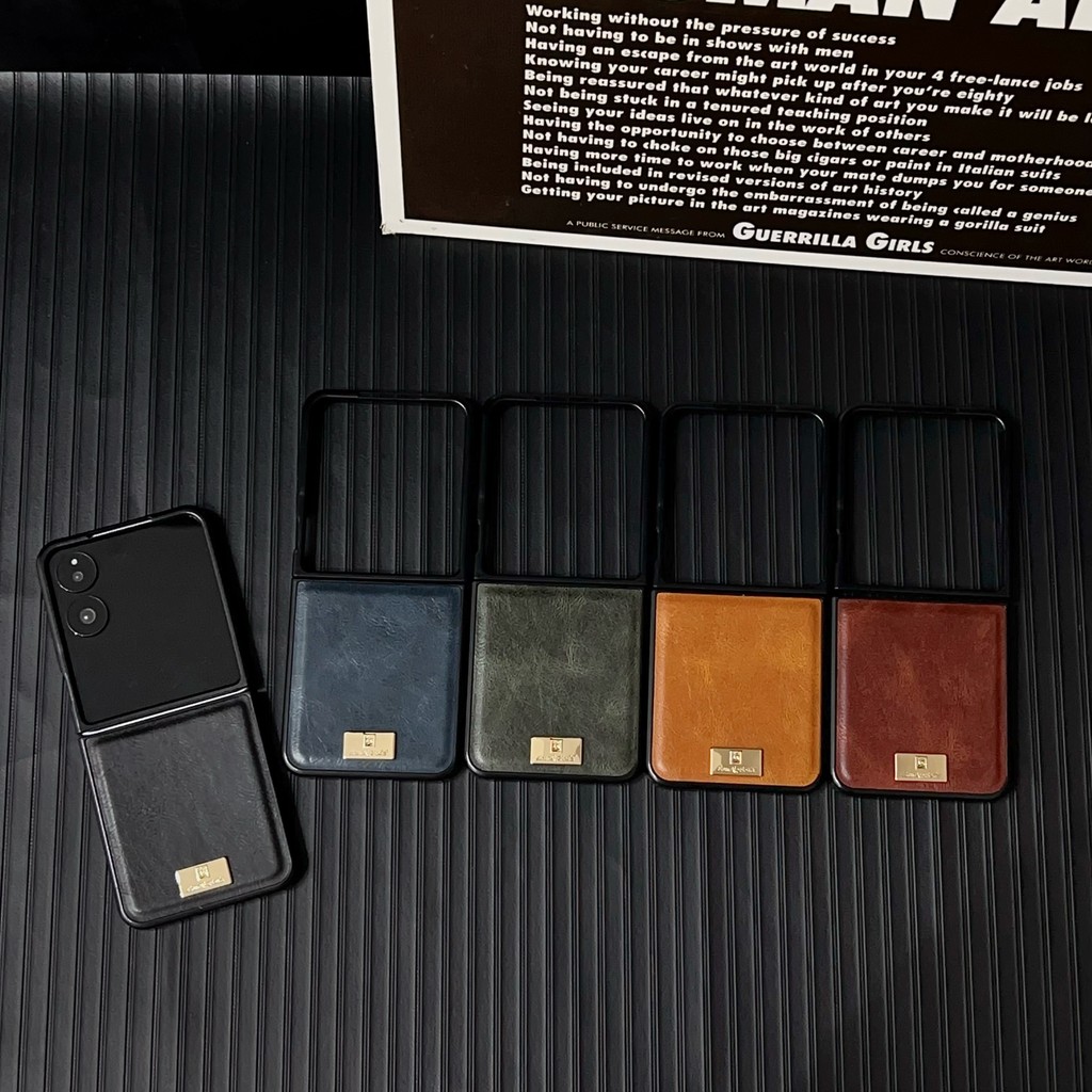 ฝาหลังสําหรับ Xiaomi Mix Flip 2 กรณีรูปแบบม้าบ้า Hard PC เคสโทรศัพท์กันกระแทก