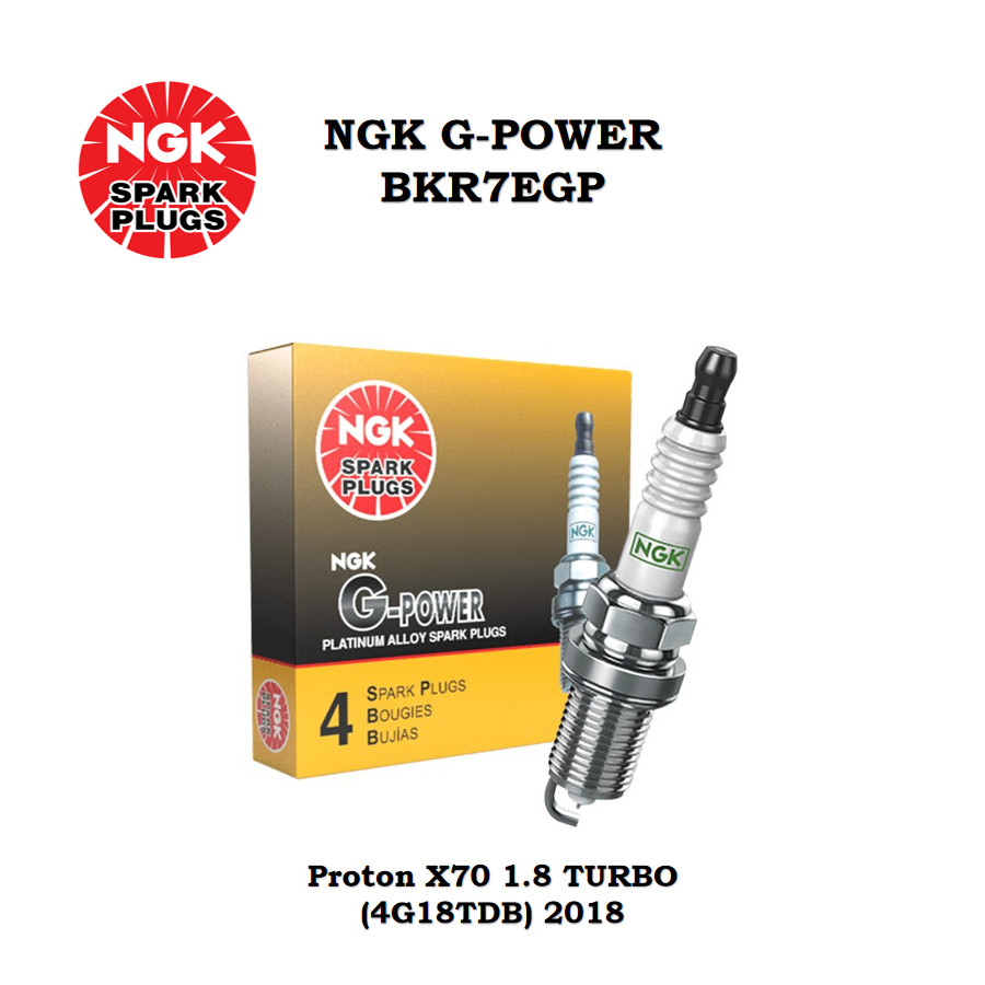 BKR7EGP NGK G POWER TRAIN CRACKS, (4 ชิ้น) แพ็ค PROTON X70 1.8 TGDI