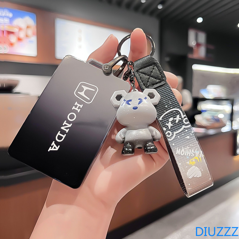 TPU Card Key Fob กรณีพวงกุญแจ Remote Shell สําหรับ Honda Civic FE 2022 2023 2024 2025 Integra CRV Accord สําหรับ Jazz City Brio Civic Crv Accord การ์ดฝาครอบกุญแจรถ