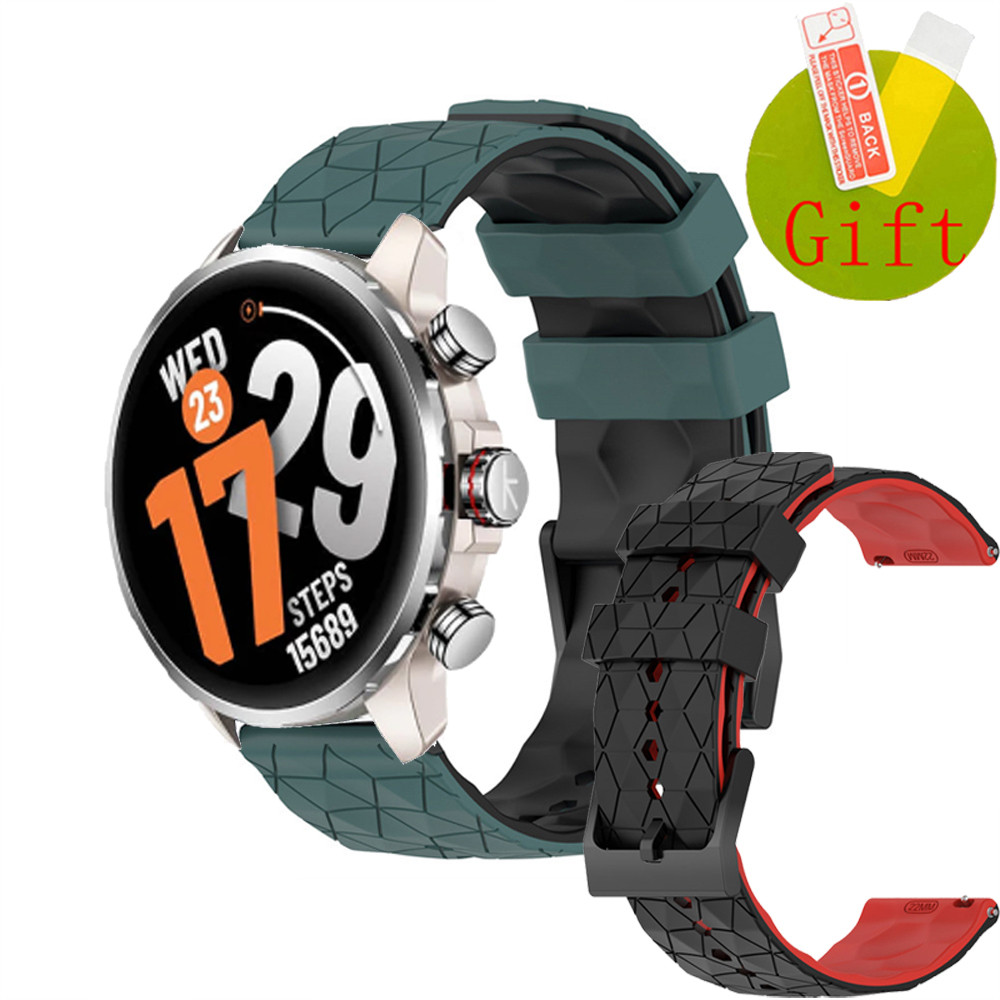 ฟิล์ม สาย Kieslect Kr3 สายรัดข้อมือซิลิโคนสําหรับ Kieslect Kr 2 pro ป้องกันหน้าจอฟิล์มเปลี่ยนสายรัดข