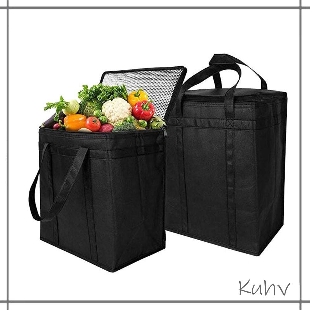 Kuhv ฉนวนคูลเลอร์ Cool Bag Cooler Box 31L Camping Food Drink Storage