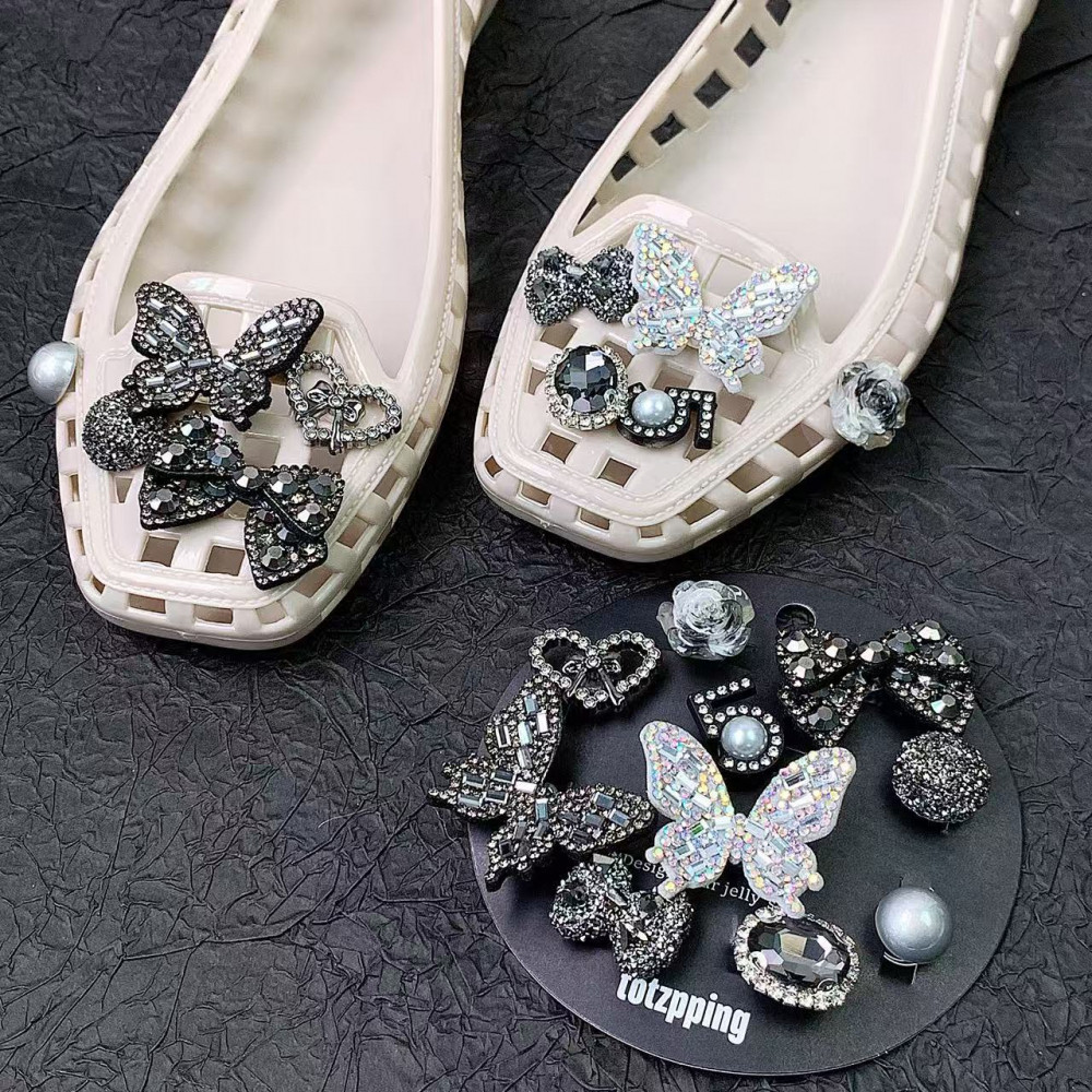 เซ็ตผีเสื้อ 10 ชิ้น สำหรับcharm รองเท้าและอุปกรณ์เสริม รูปที่ 6