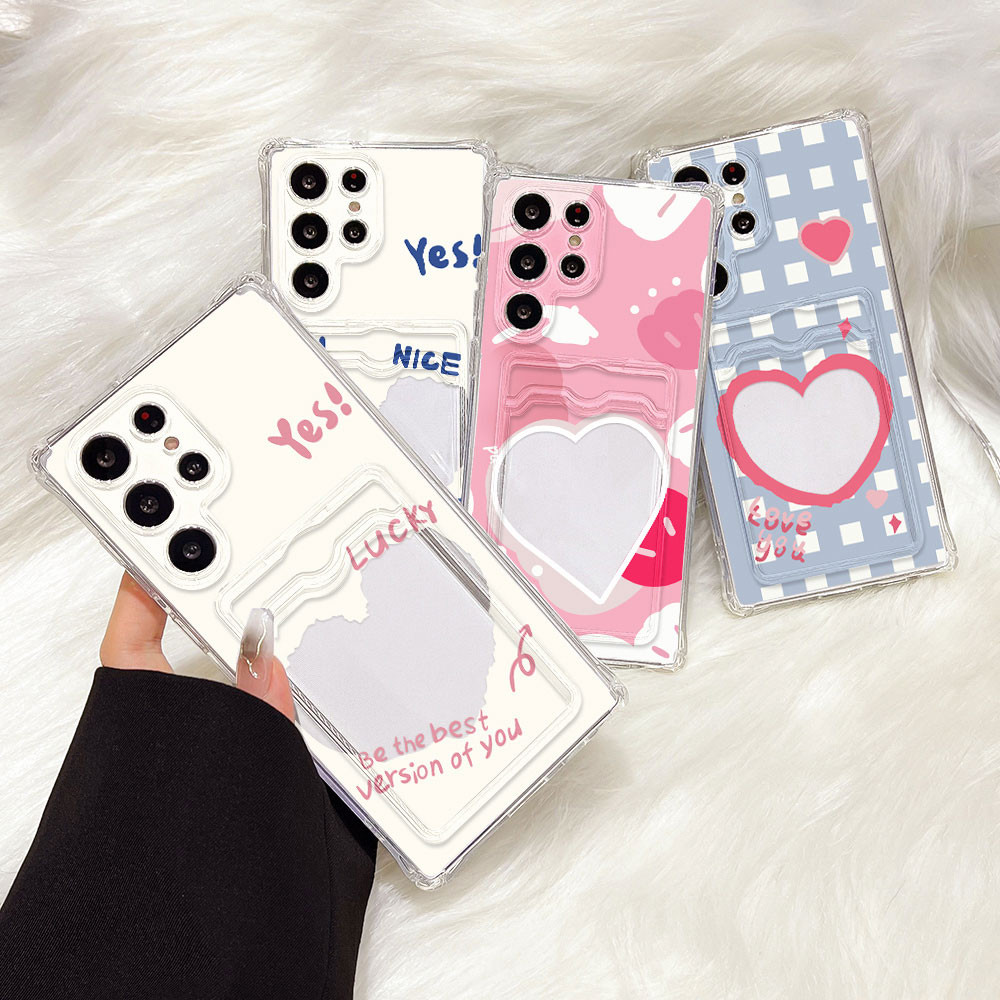 Card Holder เคส For Samsung A56 5G A16 A15 A06 A05S A55 A05 A12 A54 A34 A35 A52s A36 A26 A25 A22 A23 A53 A14 A13 A71 A73