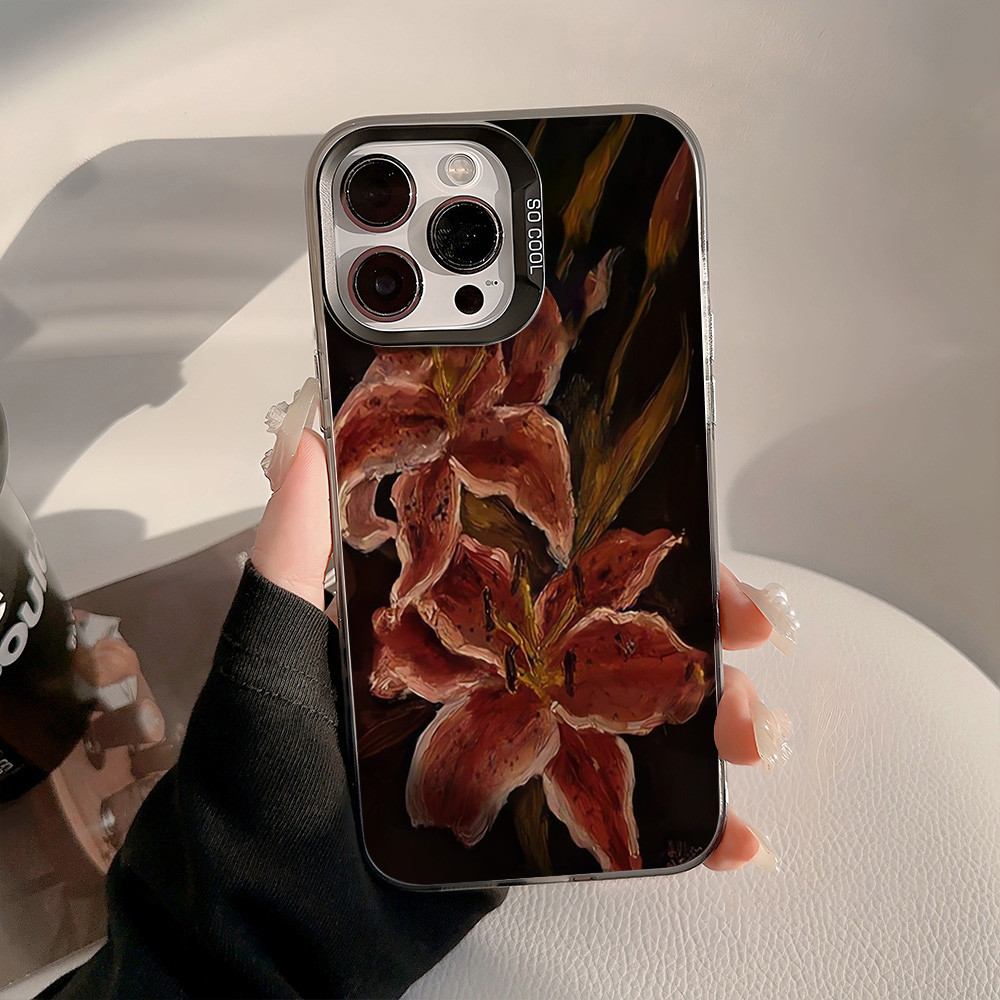 เคสโทรศัพท์ For iPhone 11 13 16 pro max Case iPhone 13 14 15 pro max 12 13 pro max 7 8 Plus XR XS Max IMD สีขั้นสูง INS