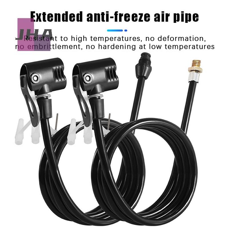 ปั๊มลมขยายท่อ เชื่อมต่อจักรยาน Inflator หัวฉีดอุปกรณ์เสริมท่อปั๊มใหม่