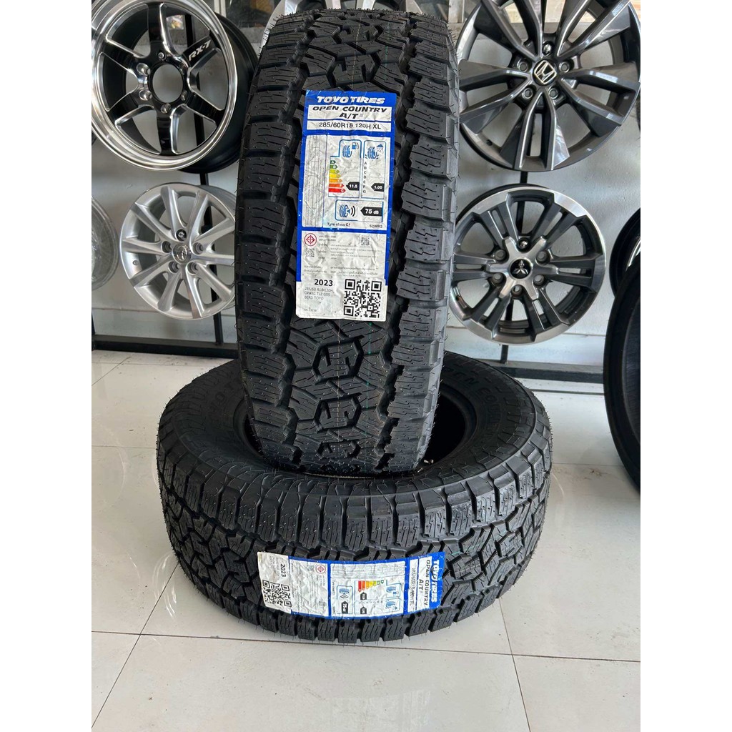 285/60R18 TOYO TIRES OPEN COUNTRY A/T III ยางใหม่ปี2023🇯🇵ราคาโปร1แถม1=ได้2เส้น ✅ ผลิตญี่ปุ่น🇯🇵แถมจุ๊