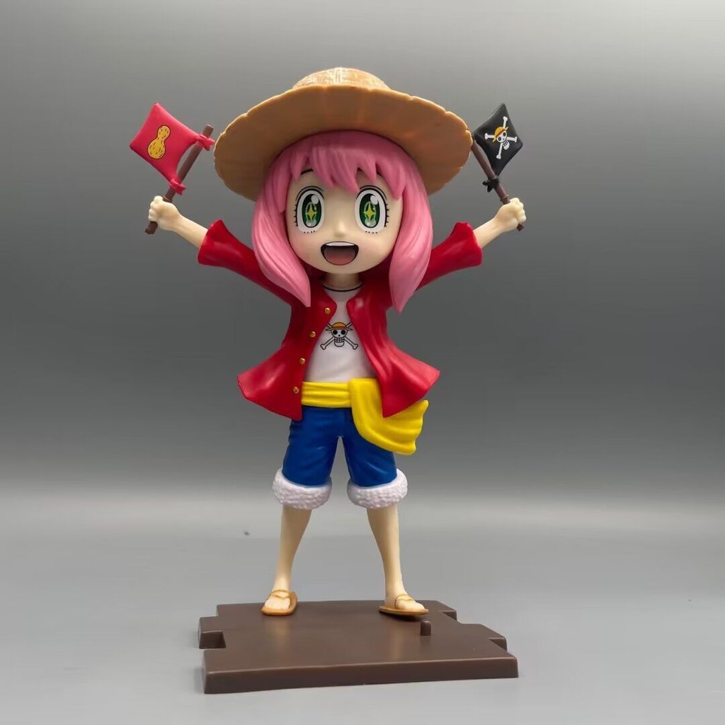 18 ซม.Spy Play House Luffy Aniya Ania อะนิเมะรูปตุ๊กตาตกแต่ง