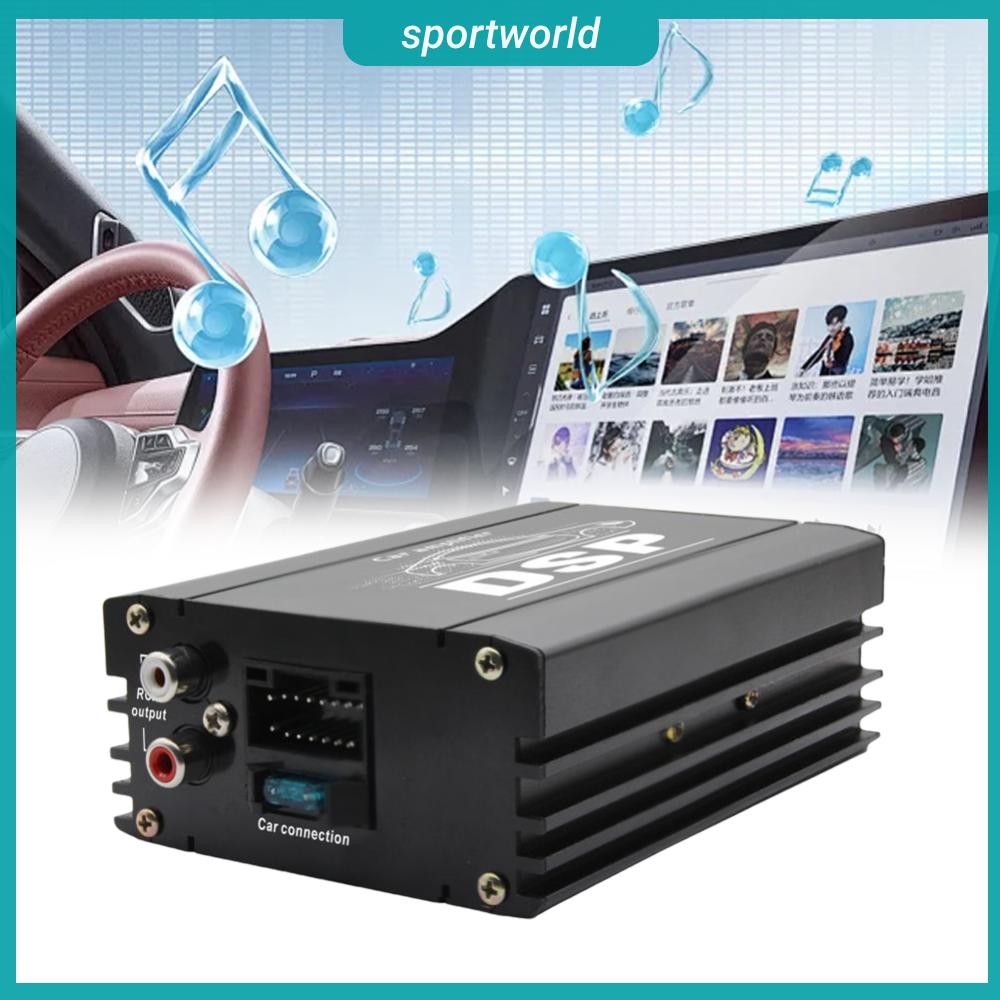 จัดส่งจากกรุงเทพ DSP Car Power Amplifier 4 In 6 Out Audio Digital Sound Processor Car DSP Amplifier 