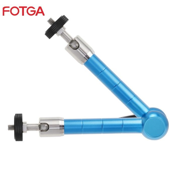 โฟตก้า 11นิ้วเมจิกแขน10กิโลกรัมโหลดสแตนเลสแรงเสียดทานกับ1/4-20สกรูสําหรับกล้อง DSLRตรวจสอบไฟ นํา แฟล
