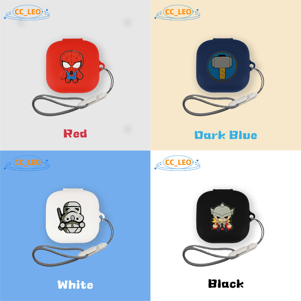 For Anker Soundcore P41i Case Cute Lanyard Pendant Soundcore P41i Creative Cartoon Silicone Integrat