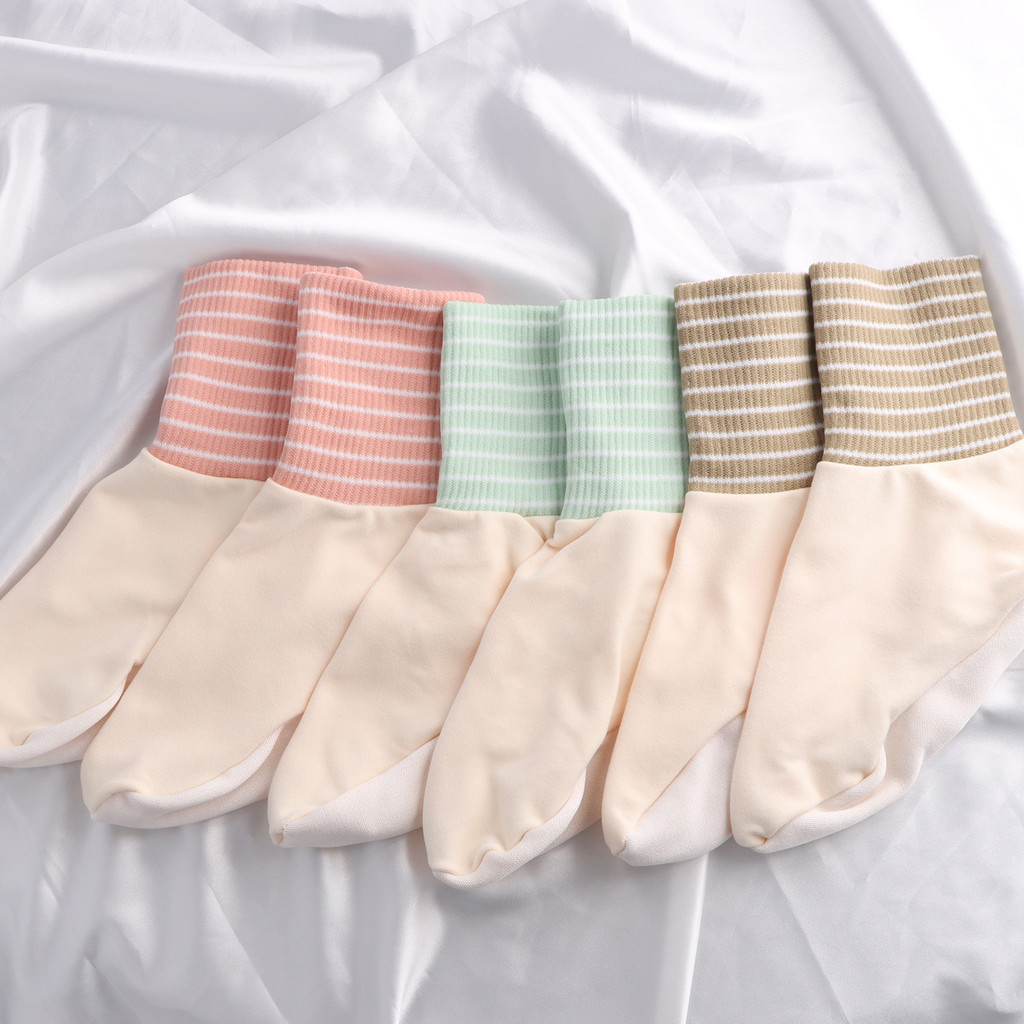 ถุงเท้านอนคุณภาพสูง 4 สี ทนทานและยืดหยุ่นรอบข้อเท้า สำหรับการพักผ่อนอย่างสบาย - รูปที่ 5