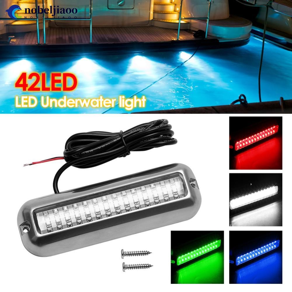 NOBELJIAOO 1 PC 27/42 LED Yacht แสงใต้น้ํานําทางสําหรับรถบรรทุกเรือ Stern Anchor Light Marine เรือ S