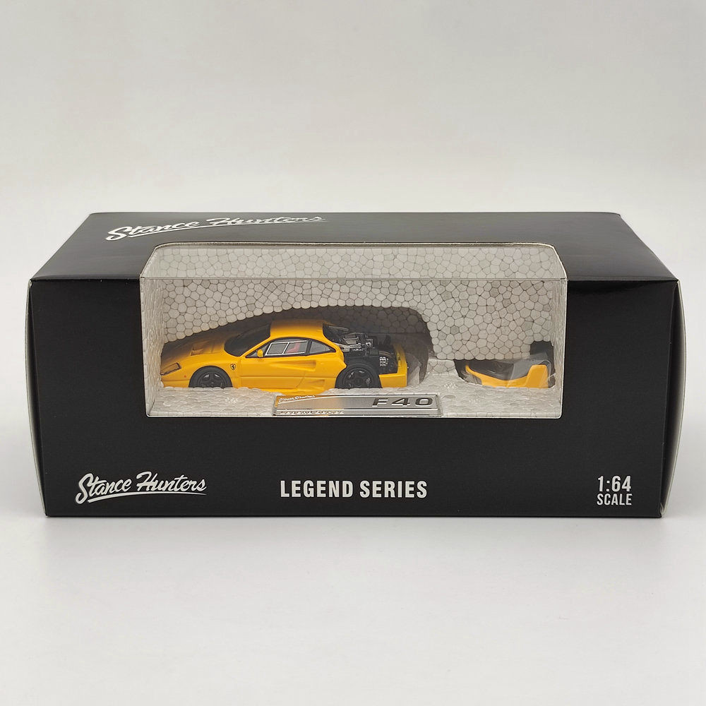 Stance Hunters SH 1/64 Ferrari F40 LM จําลองรถรุ่นที่ถอดออกได้