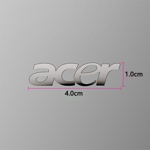 เหมาะสําหรับโลโก้ Acre Acer โลโก้สติกเกอร์โลหะคอมพิวเตอร์โน๊ตบุ๊คแชสซีตกแต่ง DIY สติกเกอร์จอแสดงผล S