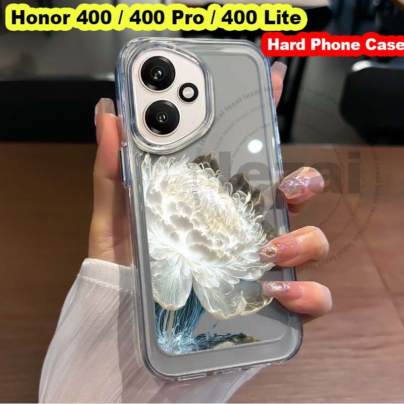 เคส Honor 400 Pro Lite 400Pro 400 Pro 400 Lite 5G เคสแข็งดอกไม้กันกระแทกฝาหลัง