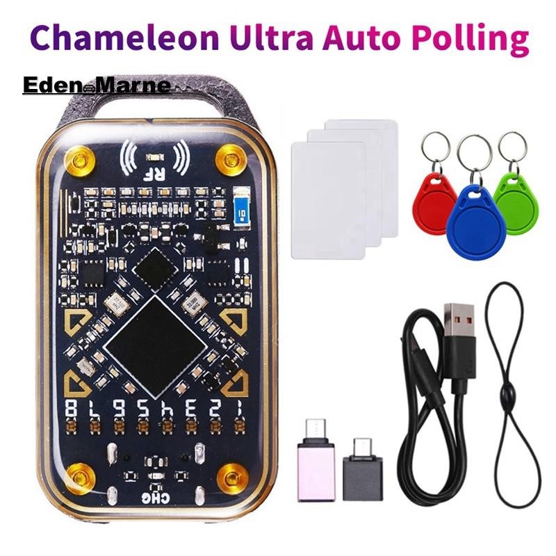 [Eden_Marner]3XUID พวงกุญแจ/การ์ด RFID เครื่องอ่านชิปอัจฉริยะ Chameleon Ultra Duplicator สมาร์ทการ์ด