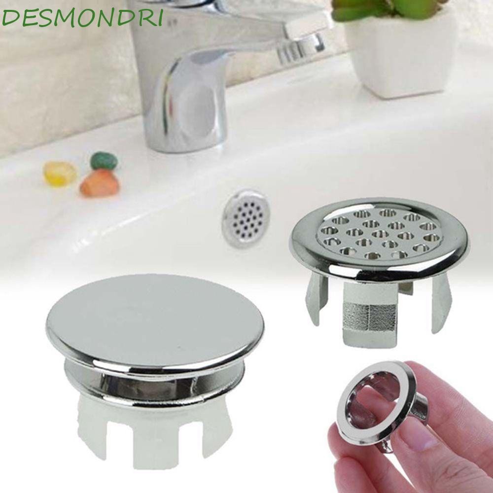 DESMONDRI Hollow Overflow Cover Silver Plated อ่างล้างหน้าอุปกรณ์ครัว Trim Sink อ่างล้างหน้าหมวก