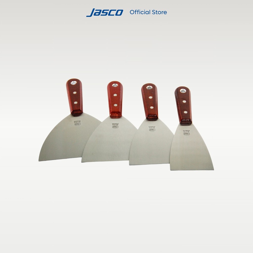 Jasco ที่พลิก-แซะ-ผัดด้ามไม้ Pan Scrapers