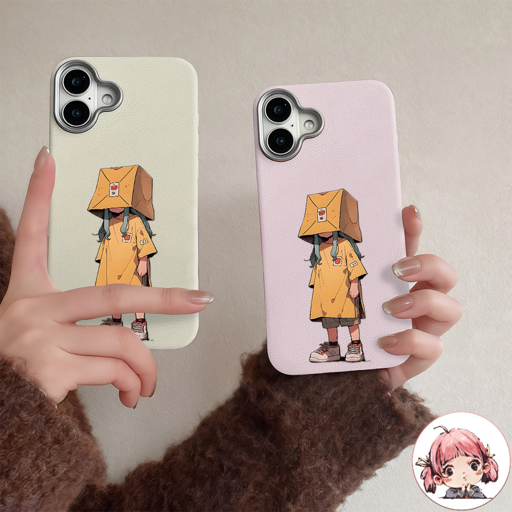 พร้อมส่ง เคสสำหรับไอโฟน13 รูปภาพสไตล์ไฮโซ เท่ๆ เคสแบบพื้นผิวหนัง For IPhone16 15 13 11Pro 8 7 6Plus Promax X XS XR SE2/3